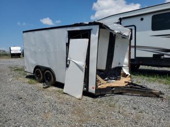  Salvage Covered Wagon Traile Cw8.5x16ta