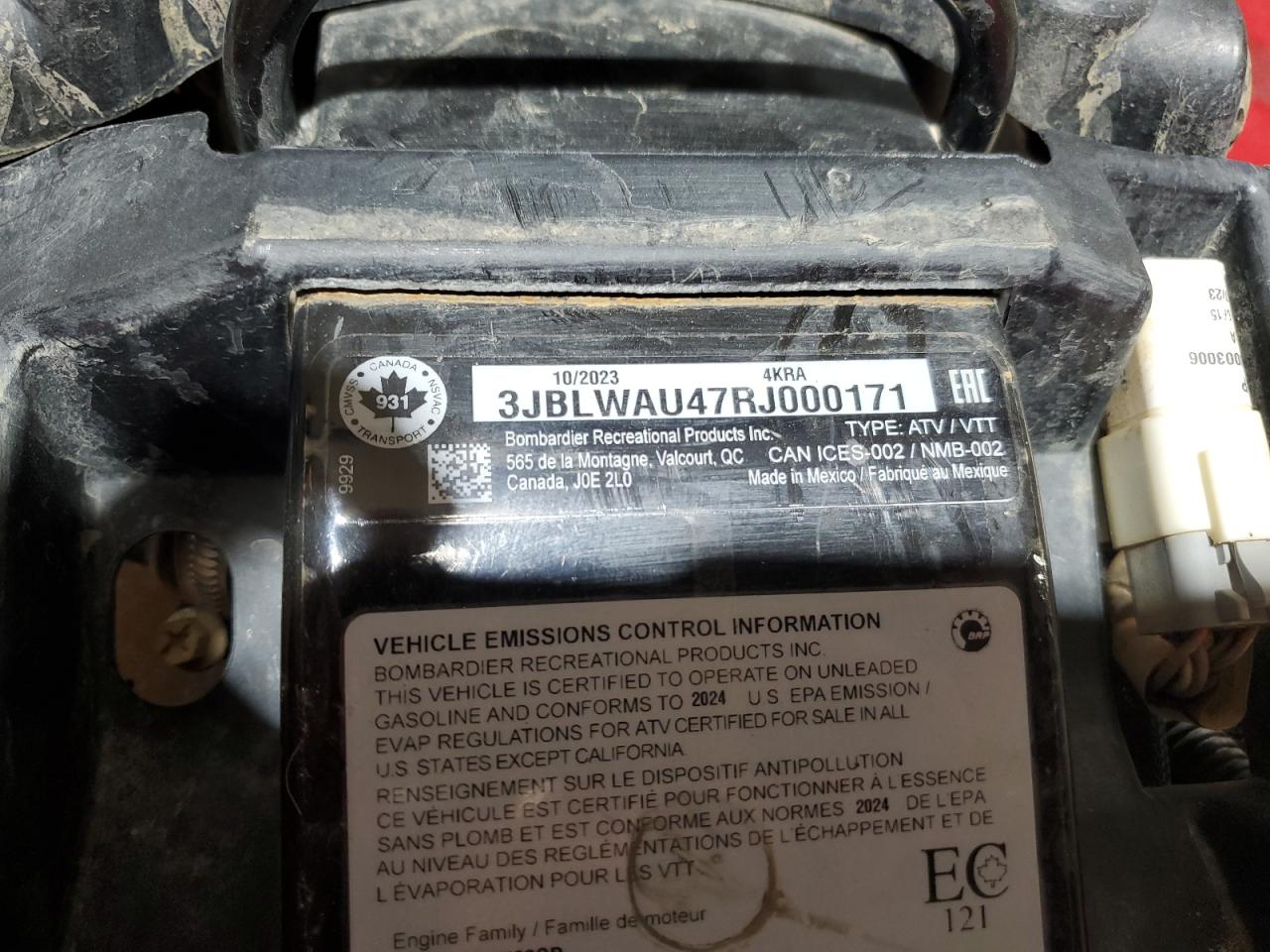 Can-Am Outlander X Mr 850 Image 9