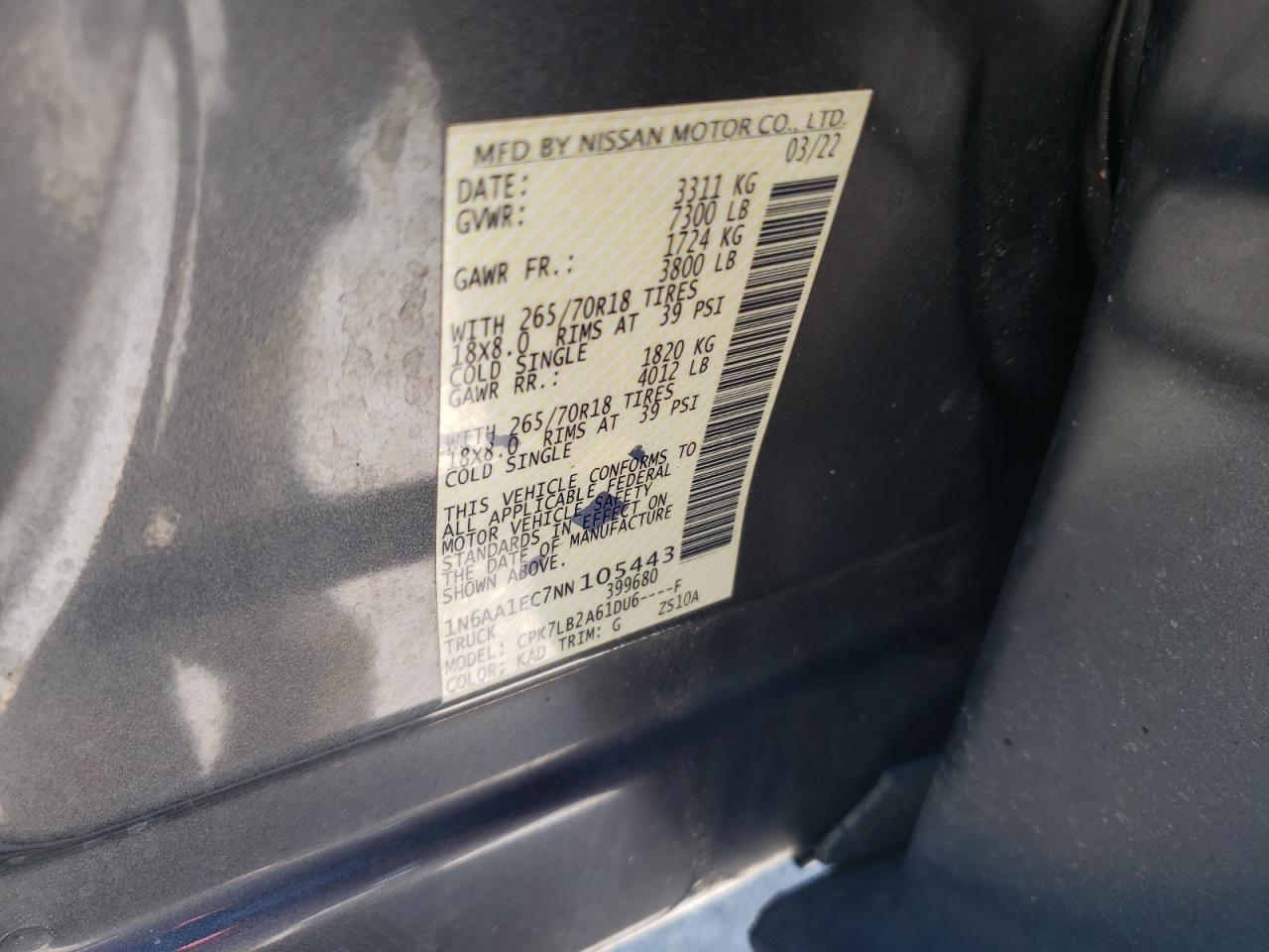 Nissan Titan S Image 2