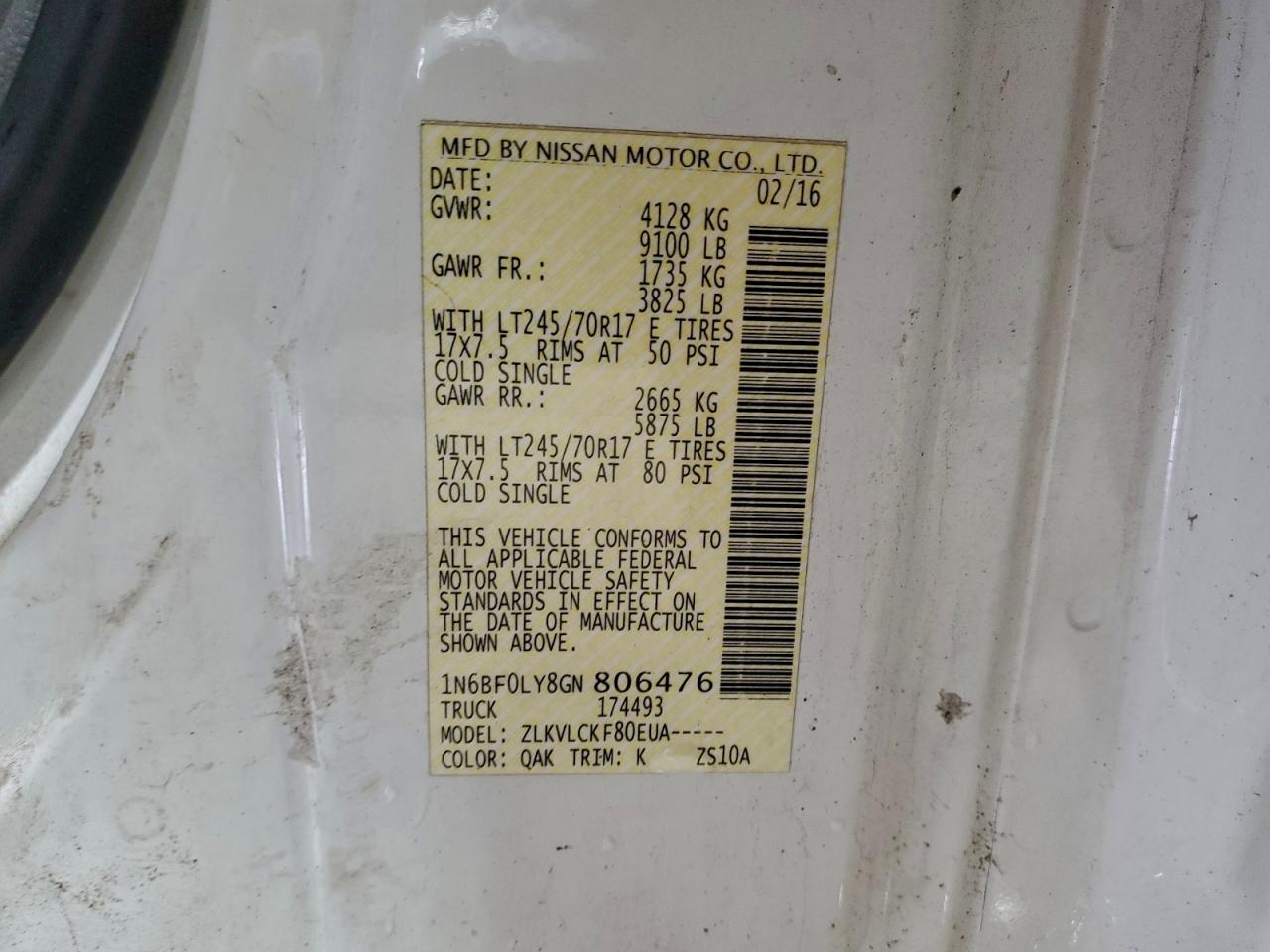 Nissan Nv 2500 S Image 3