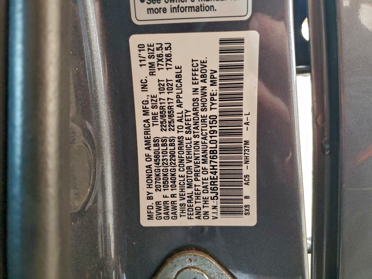 Honda Crv Exl Image 12