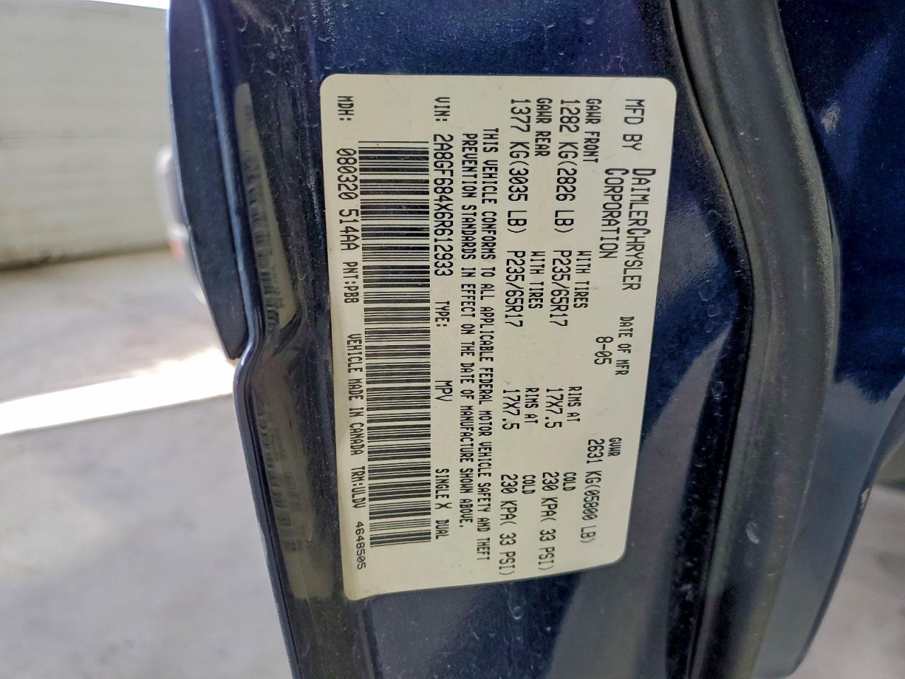 Chrysler Pacifica Touring Image 11